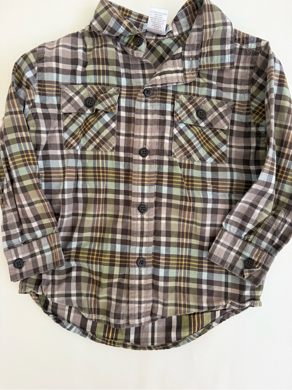 Janie and jack plaid shirt size 2T